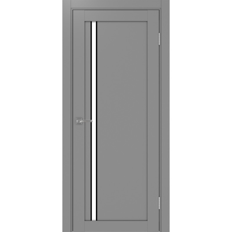 Межкомнатная дверь Турин 527.121 АПС молдинг SB, цвет серый, заполнение LACбелый, размер 200*80 см.