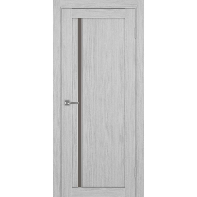 Межкомнатная дверь Турин 527.121 АПС молдинг SC, цвет дуб серый FL, заполнение Бронза матовое, размер 200*80 см.