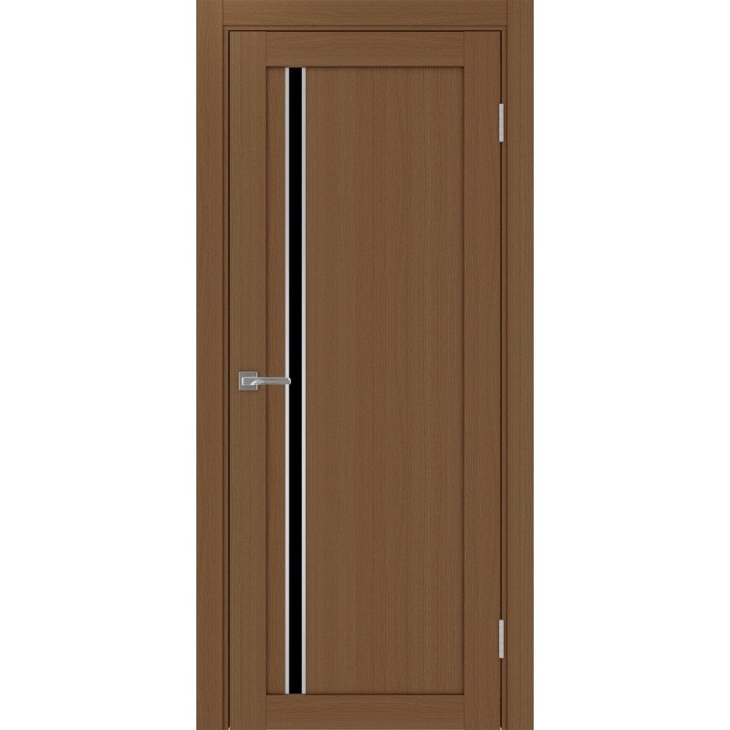 Межкомнатная дверь Турин 527.121 АПС молдинг SC, цвет орех NL, заполнение LACчерный, размер 200*80 см.