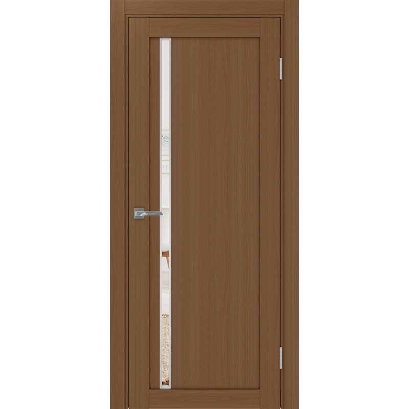 Межкомнатная дверь Турин 527.121 АПС молдинг SC, цвет орех NL, заполнение Зеркало, размер 200*80 см.