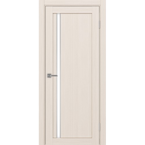 Турин 527АПС.121, цвет Ясень перламутровый молдинг алюм.хром стекло LACбелый, размер 80*200 см.