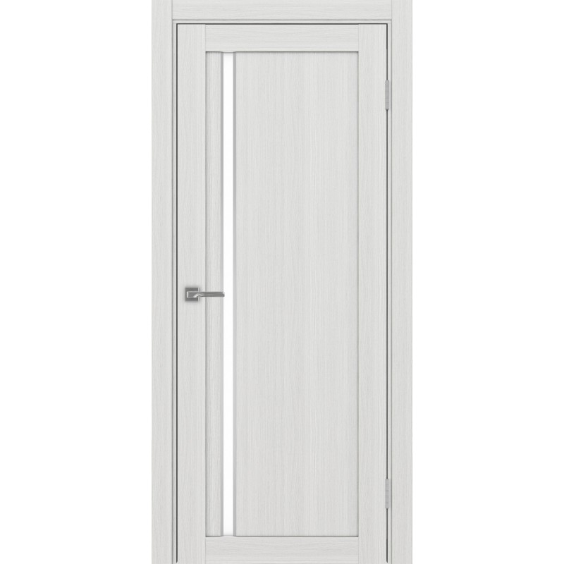 Межкомнатная дверь Турин 527.121 АПС молдинг SC, цвет ясень серебристый, заполнение LACбелый, размер 200*80 см.