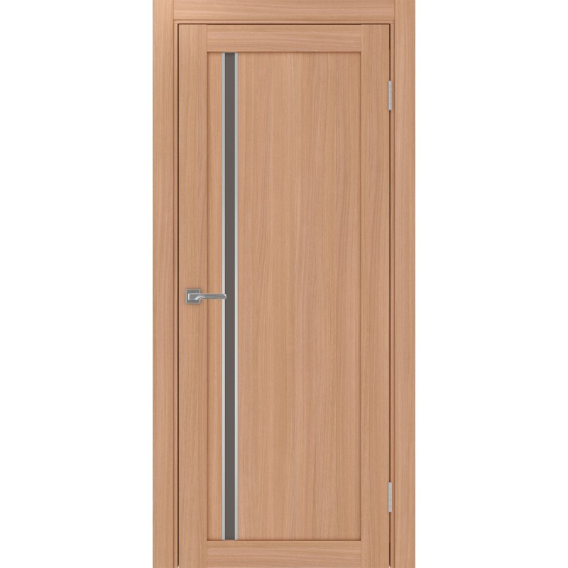 Межкомнатная дверь Турин 527.121 АПС молдинг SC, цвет ясень тёмный, заполнение Бронза матовое, размер 200*80 см.