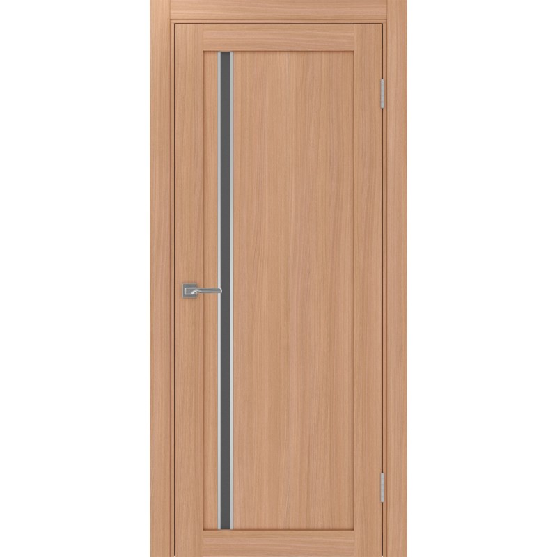 Межкомнатная дверь Турин 527.121 АПС молдинг SC, цвет ясень тёмный, заполнение Графит матовое, размер 200*80 см.