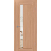 Турин 528.121 АПП молдинг SC, цвет ясень тёмный, заполнение Зеркало/Зеркало, размер 200*80 см.