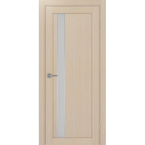 Турин 528AПС.121, цвет Дуб беленый FL, молдинг алюм.хром стекло Мателюкс, размер 80*200 см.