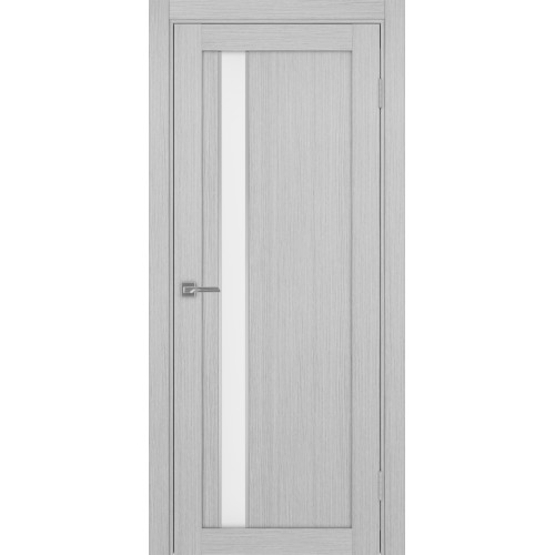 Турин 528AПС.121, цвет Дуб Серый FL, молдинг алюм.хром стекло Мателюкс, размер 80*200 см.