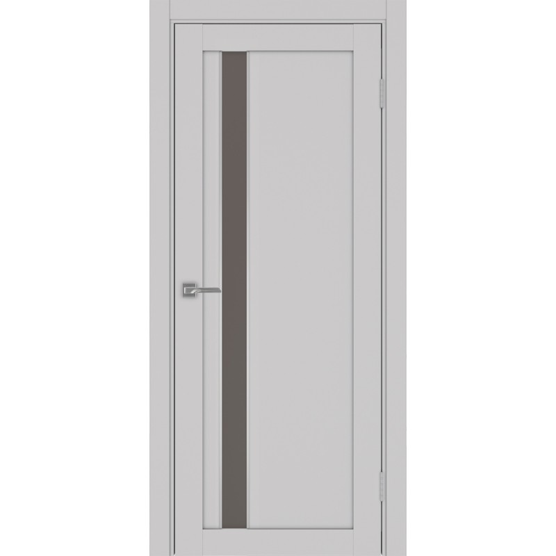 Межкомнатная дверь Турин 528.121 АПС молдинг SC, цвет пепельный, заполнение Бронза матовое, размер 200*80 см.