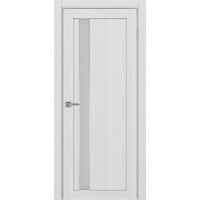 Турин 528AПС.121, цвет Ясень серебристый, молдинг алюм.хром стекло Мателюкс, размер 80*200 см.