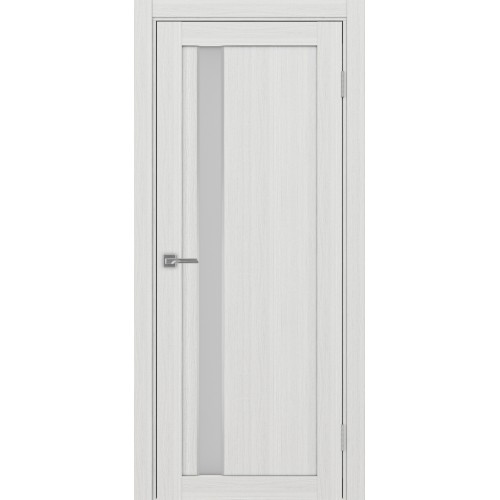 Турин 528AПС.121, цвет Ясень серебристый, молдинг алюм.хром стекло Мателюкс, размер 80*200 см.