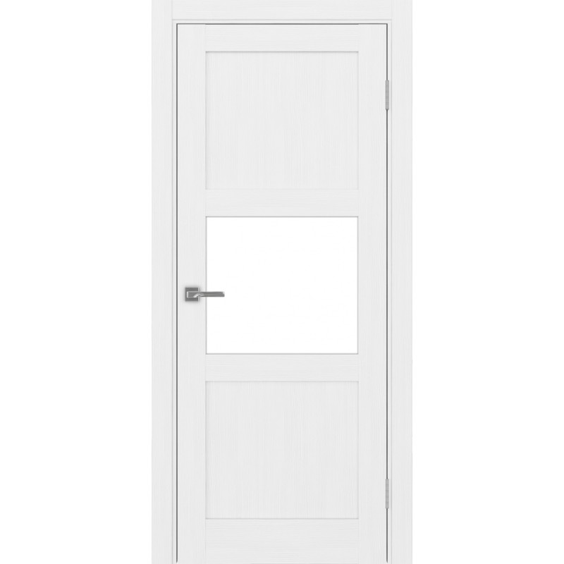 Межкомнатная дверь Турин 530.121, цвет белый лёд, заполнение LACбелый, размер 200*80 см.