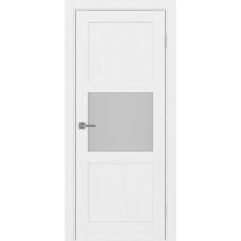 Межкомнатная дверь Турин 530.121, цвет Белый лёд стекло Мателюкс, размер 80*200 см.