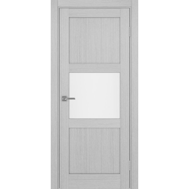 Межкомнатная дверь Турин 530.121, цвет Дуб Серый FL стекло Мателюкс, размер 80*200 см.