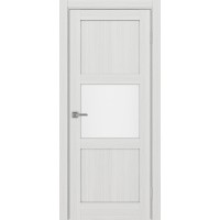 Турин 530.121, цвет Ясень серебристый стекло Мателюкс, размер 80*200 см.