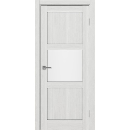 Турин 530.121, цвет Ясень серебристый стекло Мателюкс, размер 80*200 см.