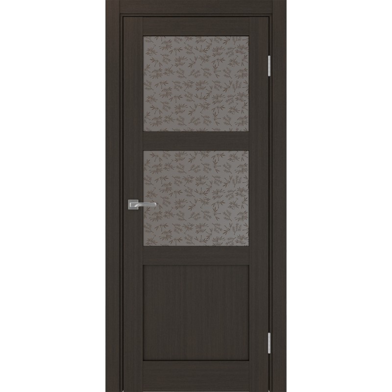 Межкомнатная дверь Турин 530.221, цвет венге FL, заполнение Дали бронзовое, размер 200*80 см.