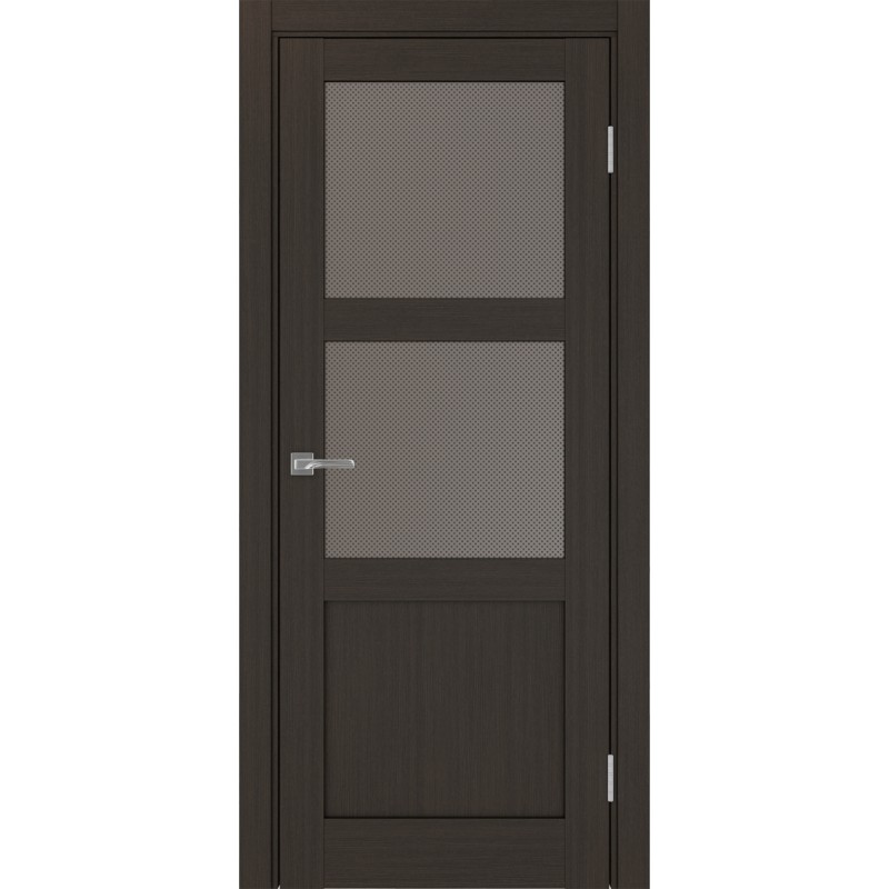 Межкомнатная дверь Турин 530.221, цвет венге FL, заполнение Пунта бронзовое, размер 200*80 см.