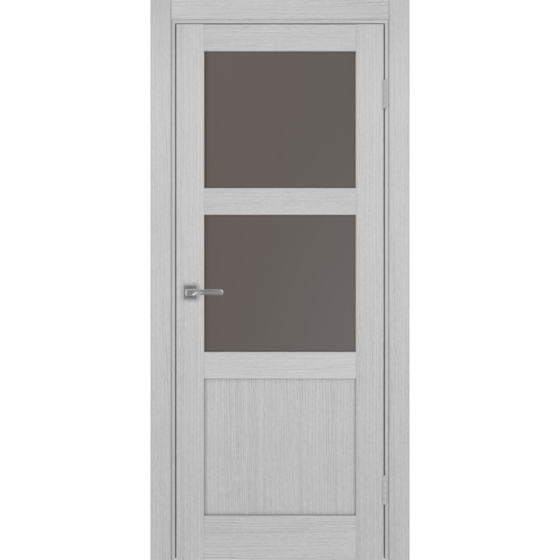 Межкомнатная дверь Турин 530.221, цвет дуб серый FL, заполнение Бронза матовое, размер 200*80 см.