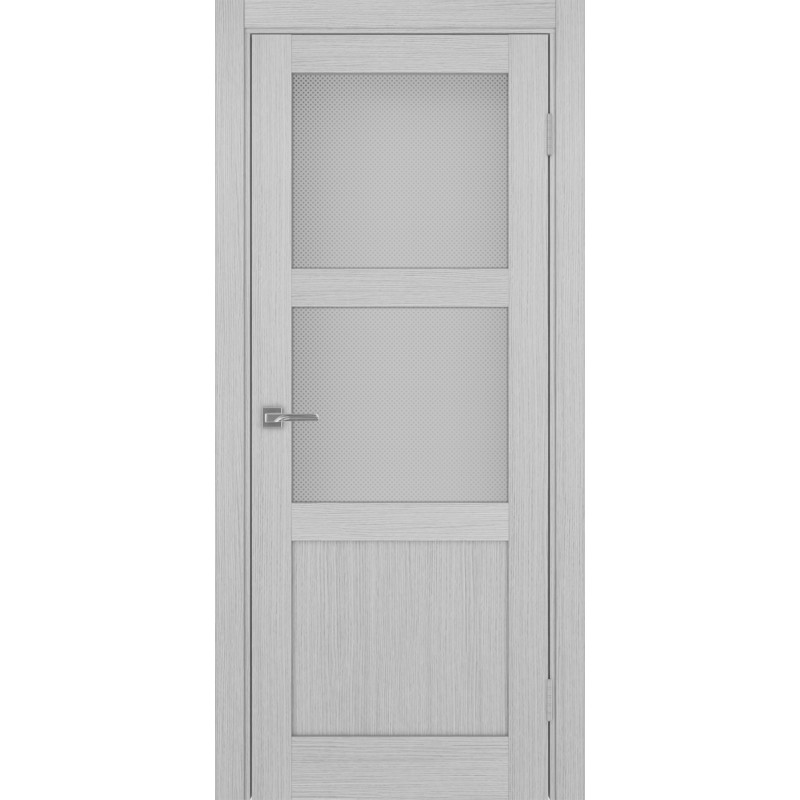Межкомнатная дверь Турин 530.221, цвет дуб серый FL, заполнение Пунта бесцветное, размер 200*80 см.