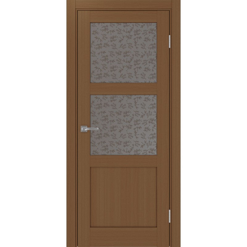 Межкомнатная дверь Турин 530.221, цвет орех NL, заполнение Дали бронзовое, размер 200*80 см.