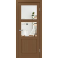 Турин 530.221, цвет орех NL, заполнение Зеркало/Зеркало, размер 200*80 см.