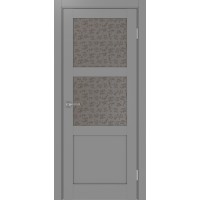 Турин 530.221, цвет серый, заполнение Дали бронзовое, размер 200*80 см.