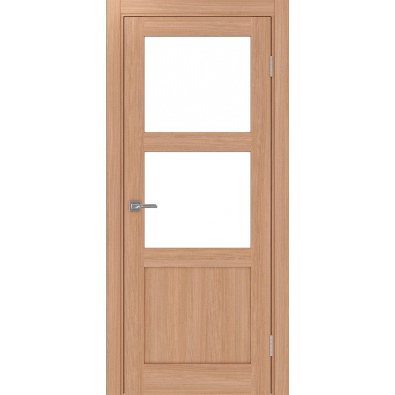 Межкомнатная дверь Турин 530.221, цвет ясень тёмный, заполнение LACбелый, размер 200*80 см.