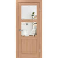 Турин 530.221, цвет ясень тёмный, заполнение Зеркало/Зеркало, размер 200*80 см.