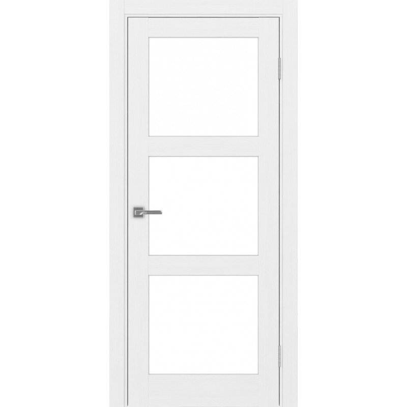 Межкомнатная дверь Турин 530.222, цвет белый лёд, заполнение LACбелый, размер 200*80 см.