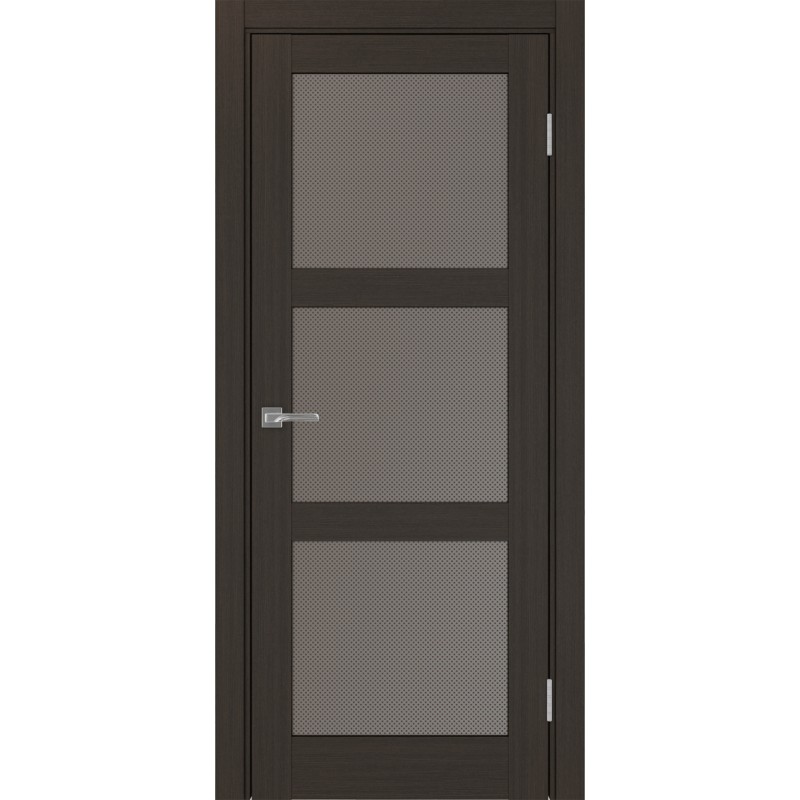 Межкомнатная дверь Турин 530.222, цвет венге FL, заполнение Пунта бронзовое, размер 200*80 см.