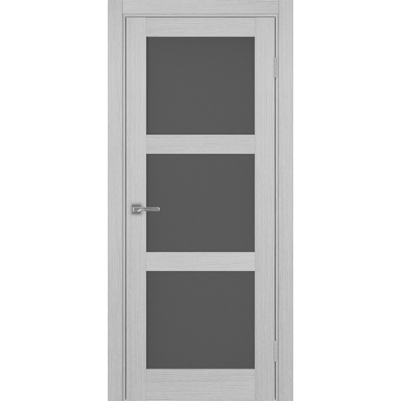 Межкомнатная дверь Турин 530.222, цвет дуб серый FL, заполнение Бронза матовое, размер 200*80 см.