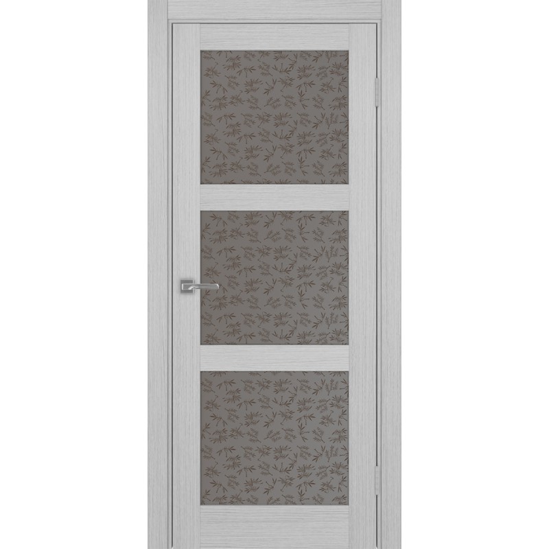 Межкомнатная дверь Турин 530.222, цвет дуб серый FL, заполнение Дали бесцветное, размер 200*80 см.