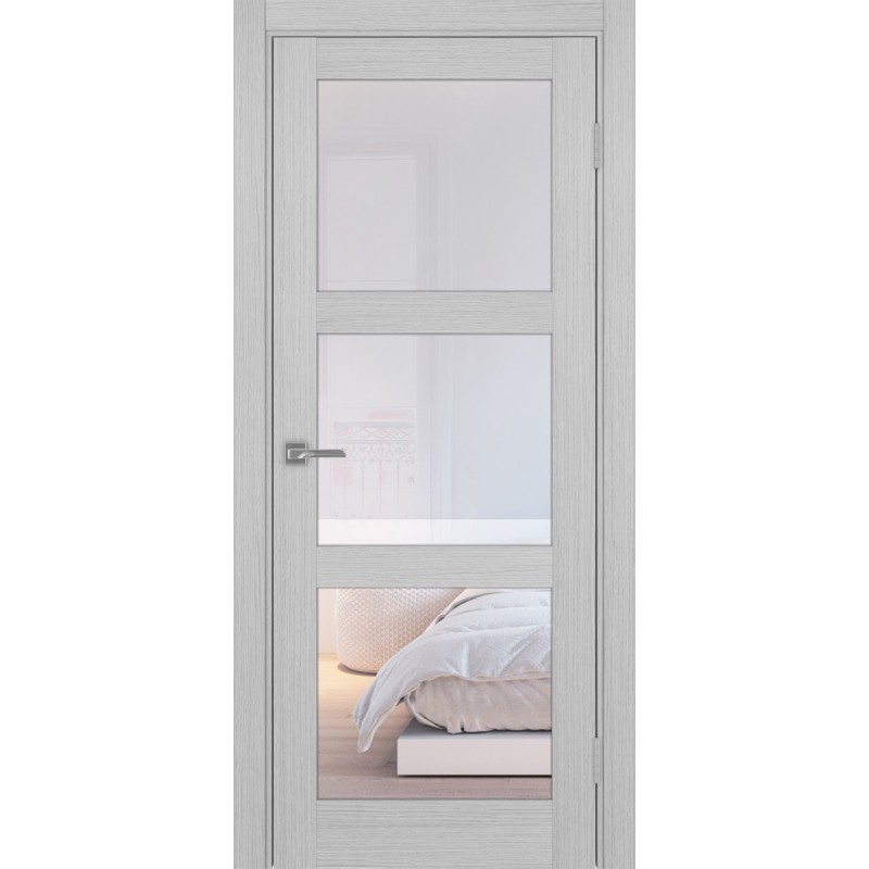 Межкомнатная дверь Турин 530.222, цвет дуб серый FL, заполнение Мору, размер 200*80 см.