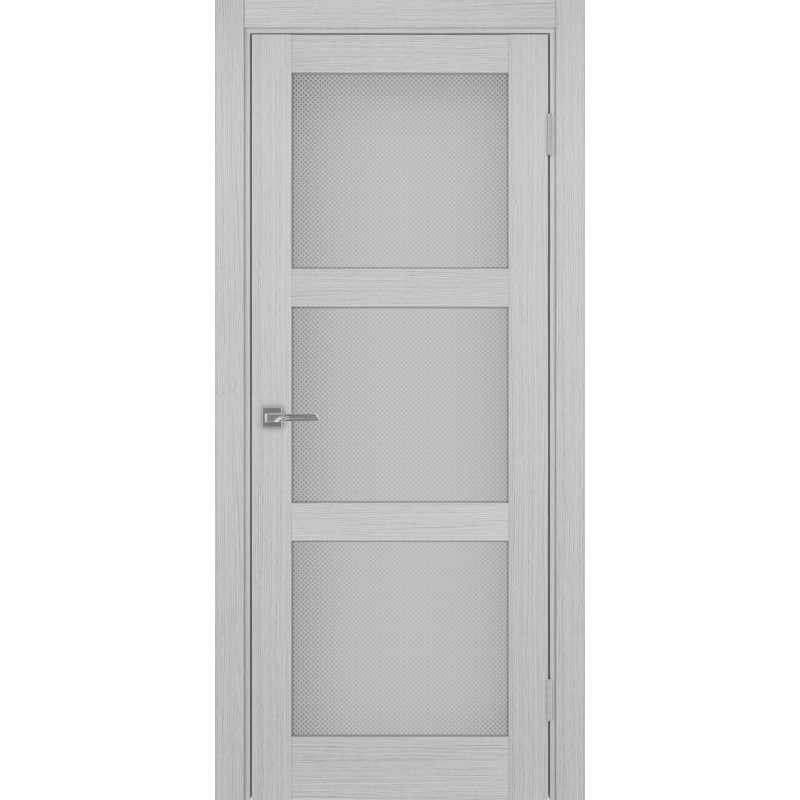 Межкомнатная дверь Турин 530.222, цвет дуб серый FL, заполнение Пунта бесцветное, размер 200*80 см.