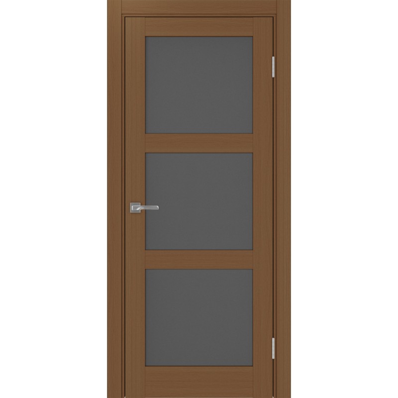 Межкомнатная дверь Турин 530.222, цвет орех NL, заполнение Графит матовое, размер 200*80 см.