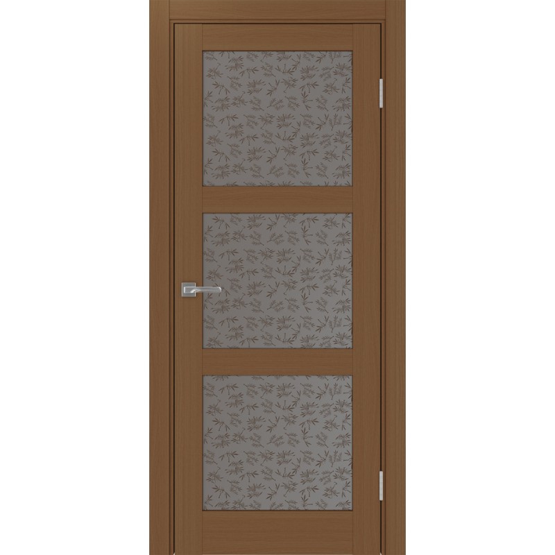 Межкомнатная дверь Турин 530.222, цвет орех NL, заполнение Дали бронзовое, размер 200*80 см.