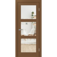 Турин 530.222, цвет орех NL, заполнение Зеркало/Зеркало, размер 200*80 см.