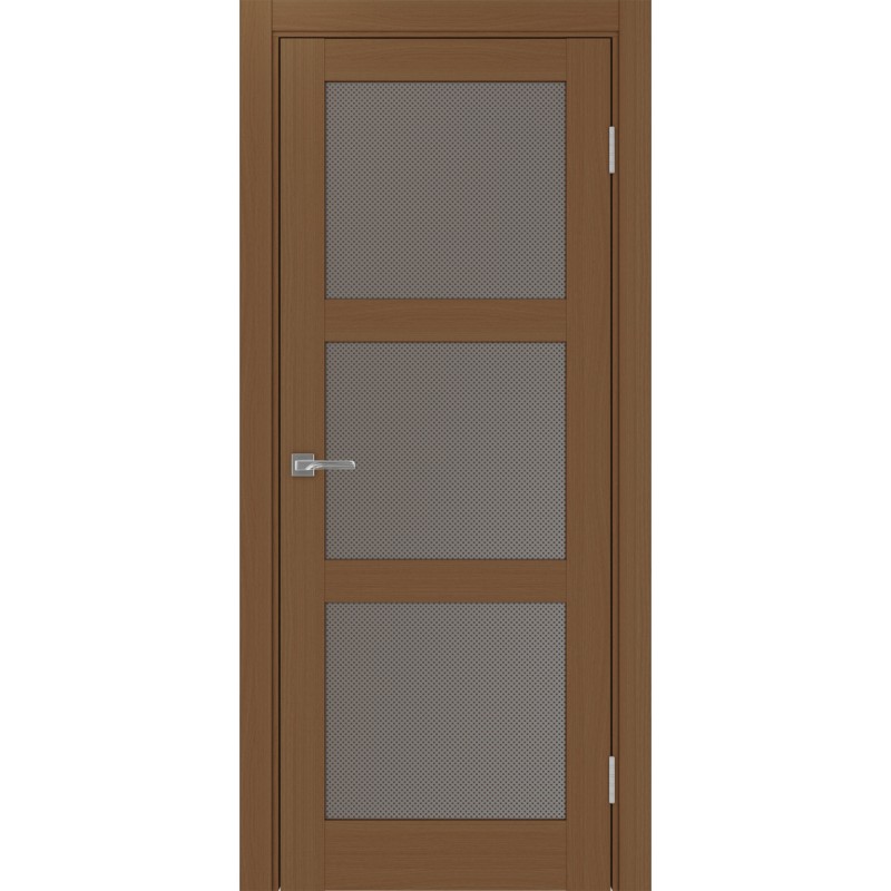 Межкомнатная дверь Турин 530.222, цвет орех NL, заполнение Пунта бронзовое, размер 200*80 см.