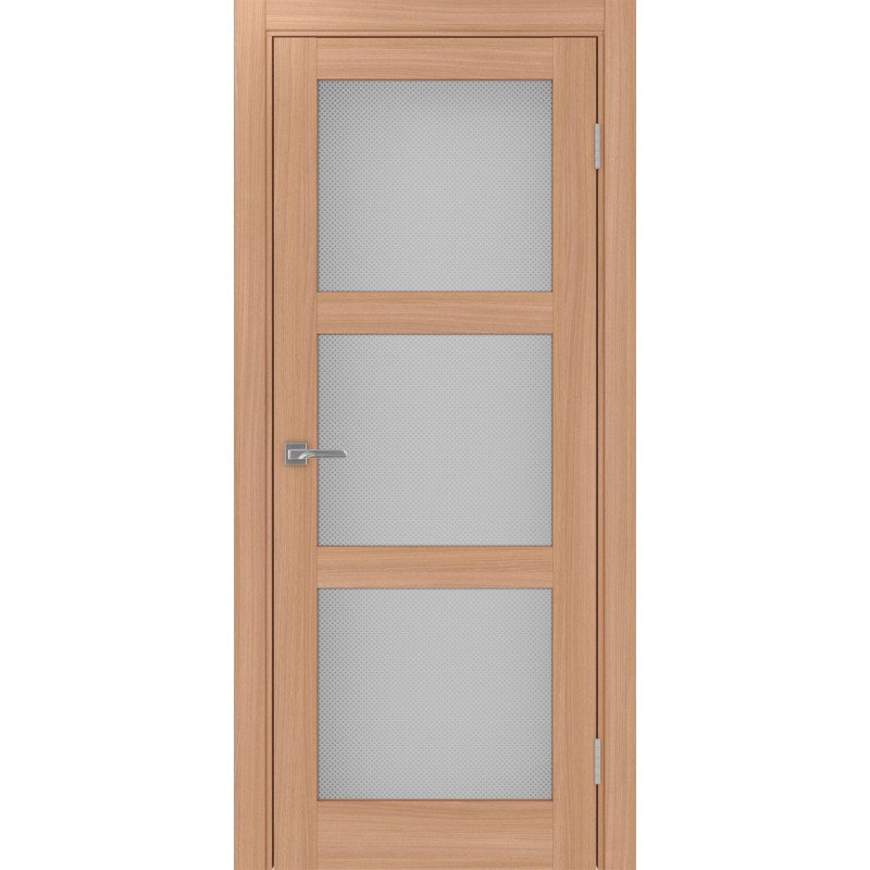 Межкомнатная дверь Турин 530.222, цвет ясень тёмный, заполнение Пунта бесцветное, размер 200*80 см.