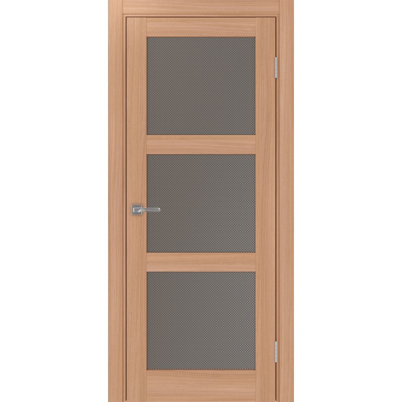 Межкомнатная дверь Турин 530.222, цвет ясень тёмный, заполнение Пунта бронзовое, размер 200*80 см.