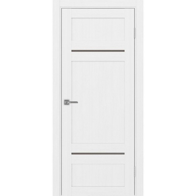 Межкомнатная дверь Турин 532.12121, цвет белый лёд, заполнение Пунта бронзовое, размер 200*80 см.