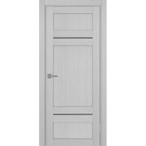 Турин 532.12121, цвет Дуб Серый FL стекло Пунта бронзовое, размер 80*200 см.