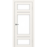 Турин 532.22222, цвет Бежевый стекло LACбелый, размер 80*200 см.