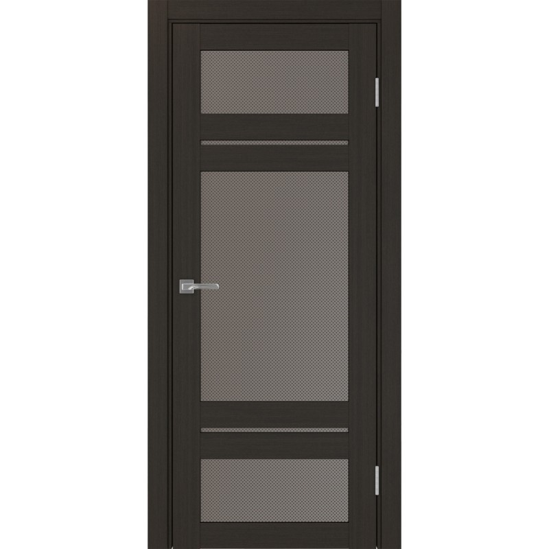 Межкомнатная дверь Турин 532.22222, цвет венге FL, заполнение Пунта бронзовое, размер 200*80 см.