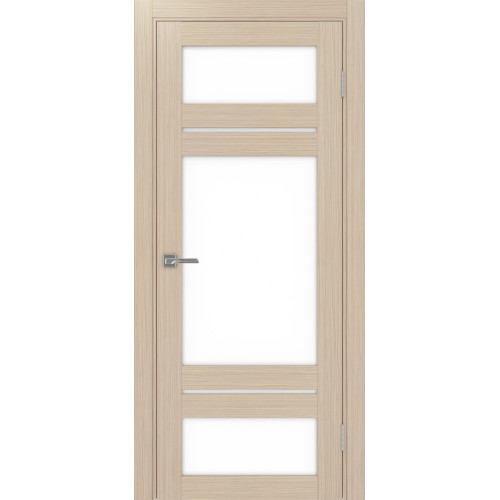 Турин 532.22222, цвет Дуб беленый FL стекло LACбелый, размер 80*200 см.