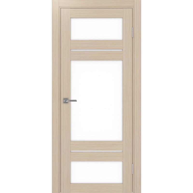Межкомнатная дверь Турин 532.22222, цвет Дуб беленый FL стекло LACбелый, размер 80*200 см.