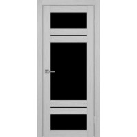 Турин 532.22222, цвет дуб серый FL, заполнение LACчерный, размер 200*80 см.