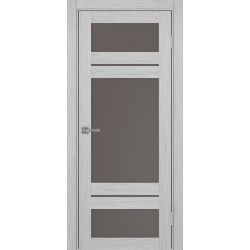 Межкомнатная дверь Турин 532.22222, цвет дуб серый FL, заполнение Бронза матовое, размер 200*80 см.