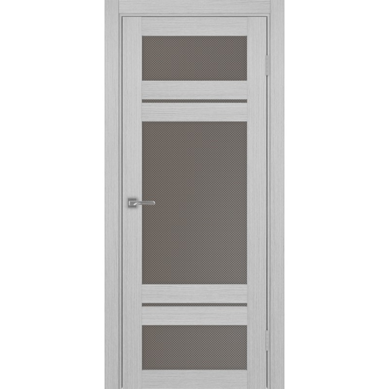 Межкомнатная дверь Турин 532.22222, цвет дуб серый FL, заполнение Пунта бронзовое, размер 200*80 см.
