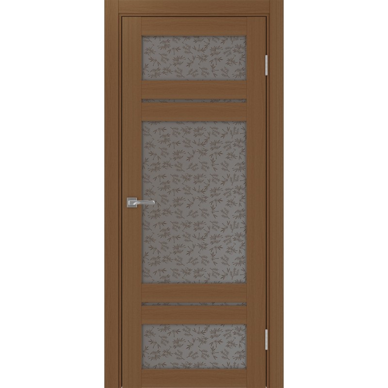 Межкомнатная дверь Турин 532.22222, цвет орех NL, заполнение Дали бронзовое, размер 200*80 см.